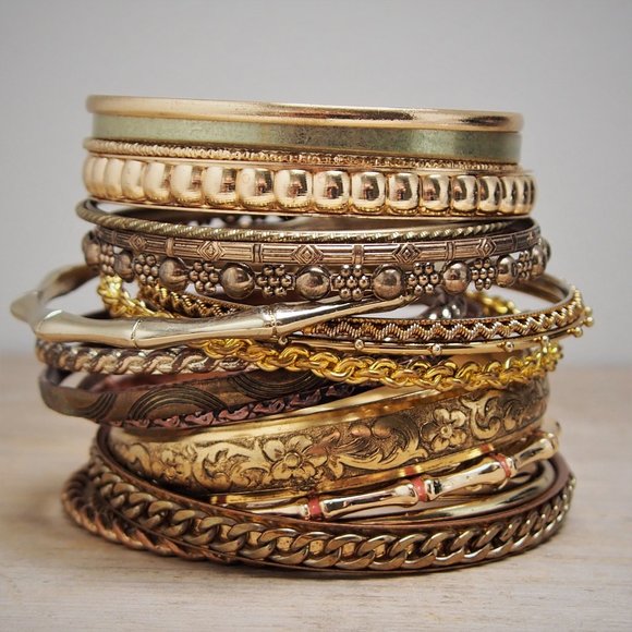 Jewelry - 25! VTG to Now Fun Boho Stackable Bangles!